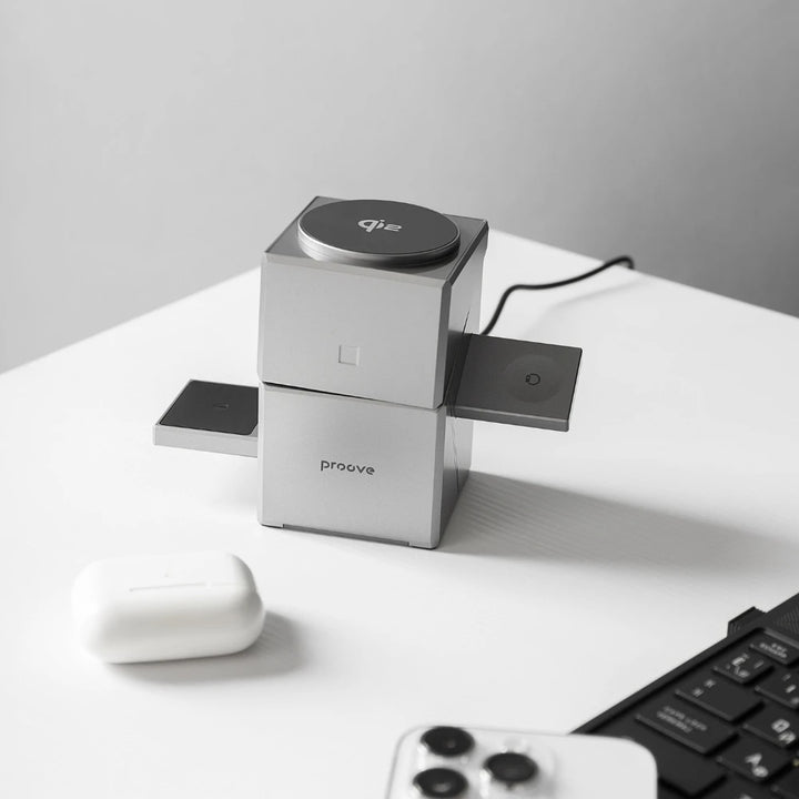 SyncFlow Pro: The 3-in-1 Smart Wireless Charging Hub