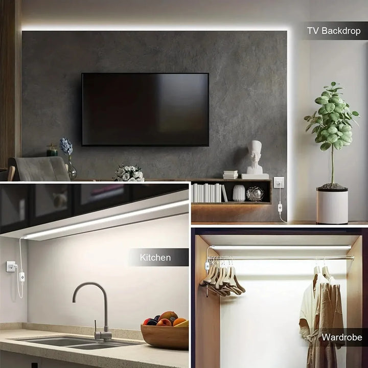 LumiFlex Gesture-Controlled Neon Strip