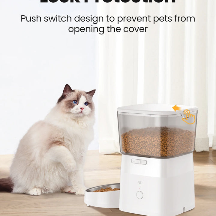 Smart Pet Food Dispenser – Automatic Wi-Fi Feeder for Dogs & Cats