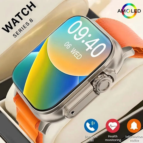 T900 Ultra 2 Smartwatch 49mm – Bluetooth Calls, NFC & Wireless Charging