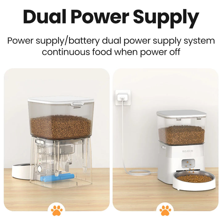 Smart Pet Food Dispenser – Automatic Wi-Fi Feeder for Dogs & Cats