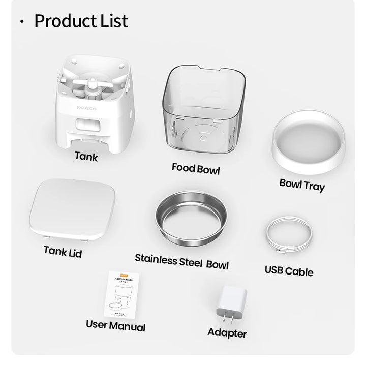 Smart Pet Food Dispenser – Automatic Wi-Fi Feeder for Dogs & Cats