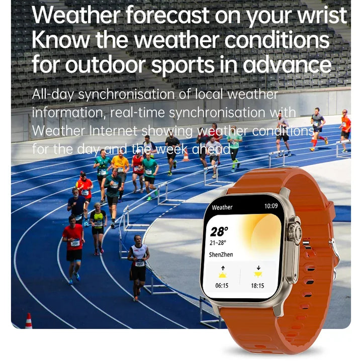 T900 Ultra 2 Smartwatch 49mm – Bluetooth Calls, NFC & Wireless Charging