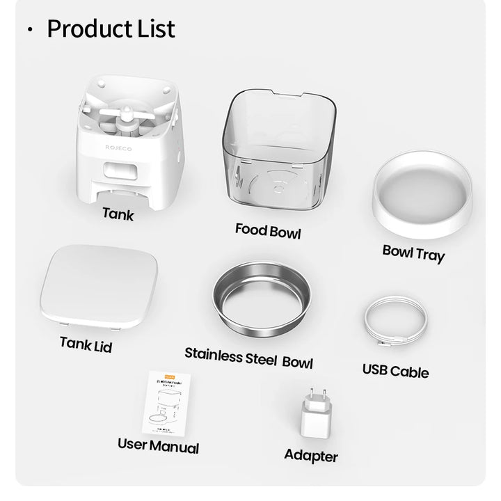 Smart Pet Food Dispenser – Automatic Wi-Fi Feeder for Dogs & Cats