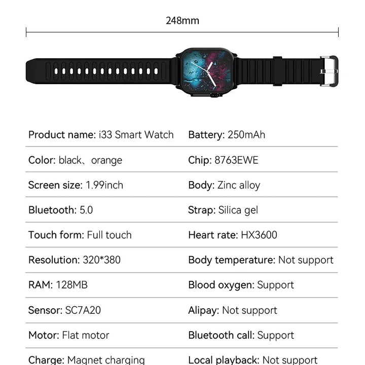 T900 Ultra 2 Smartwatch 49mm – Bluetooth Calls, NFC & Wireless Charging