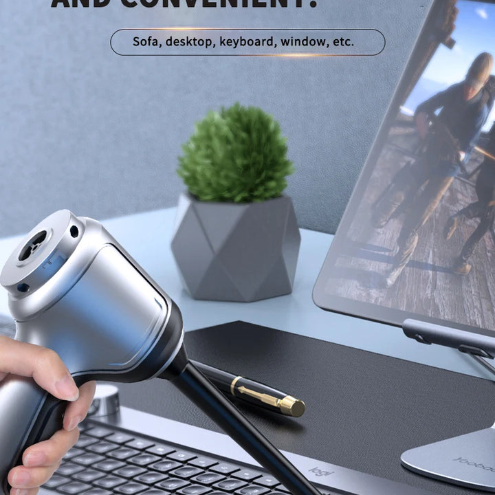 Portable Wireless Car Vacuum – 4-in-1 Handheld Powerful Suction Home & Auto