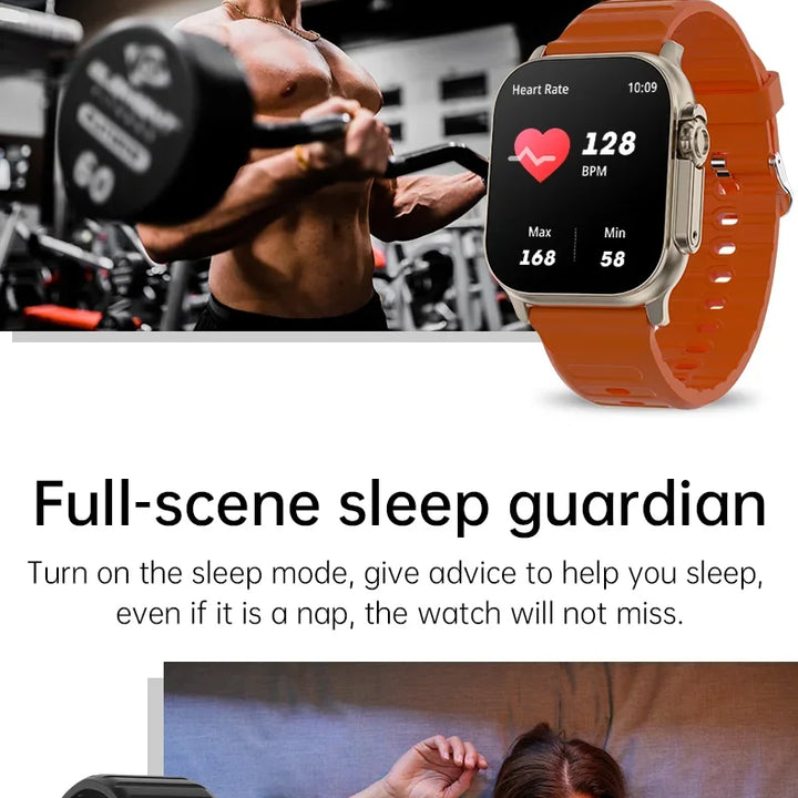 T900 Ultra 2 Smartwatch 49mm – Bluetooth Calls, NFC & Wireless Charging