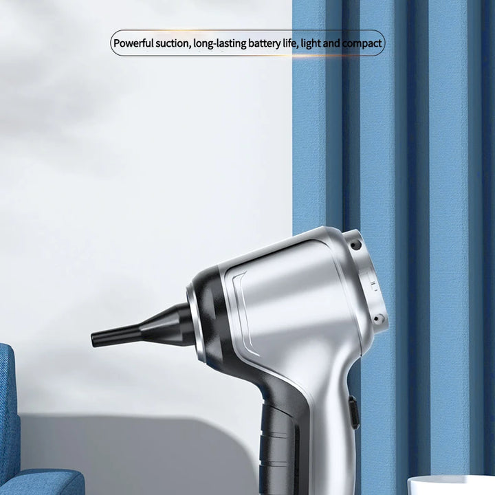 Portable Wireless Car Vacuum – 4-in-1 Handheld Powerful Suction Home & Auto