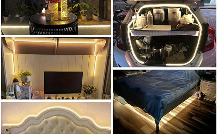 LumiFlex Gesture-Controlled Neon Strip