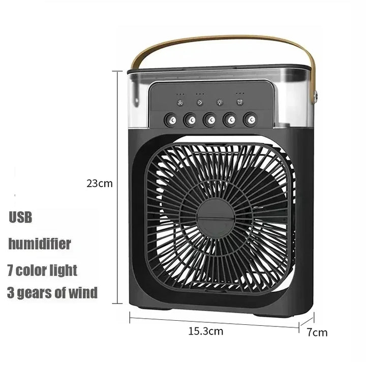 3-in-1 Portable Air Cooler, Humidifier & LED Night Light