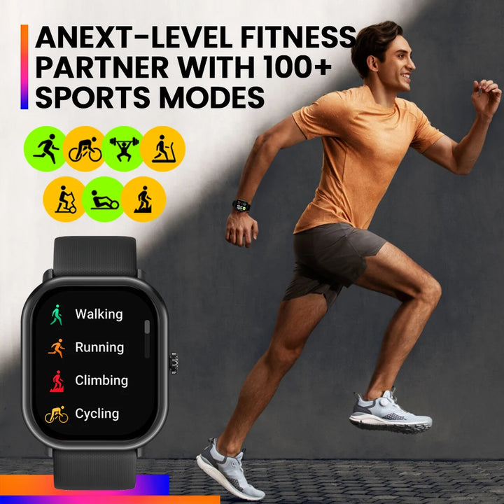 Men’s Waterproof Smartwatch with Bluetooth Calls & Fitness Tracking