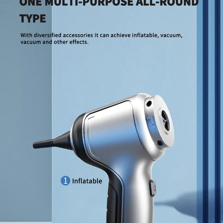 Portable Wireless Car Vacuum – 4-in-1 Handheld Powerful Suction Home & Auto