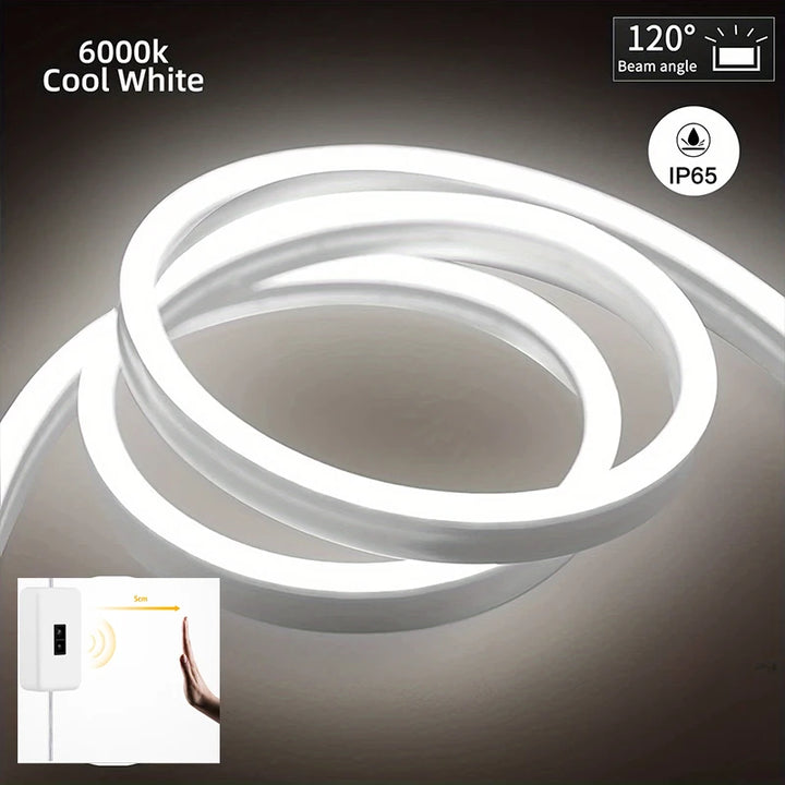 LumiFlex Gesture-Controlled Neon Strip