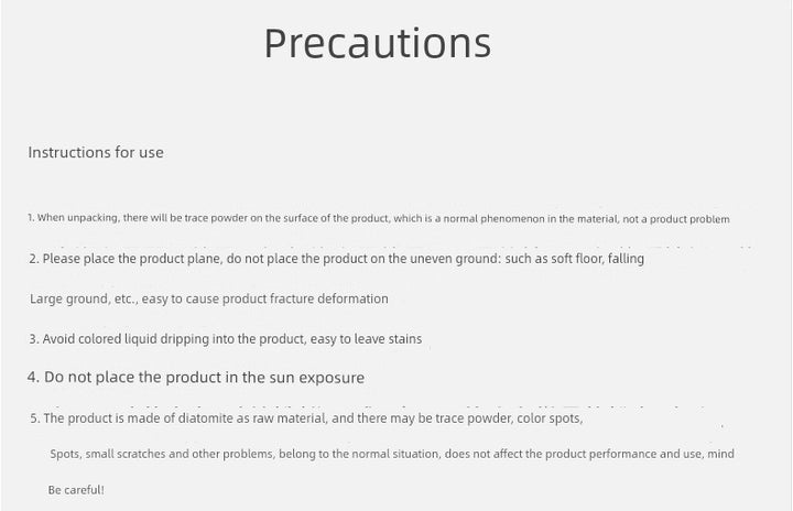 ZenDry Diatomite Bath Mat