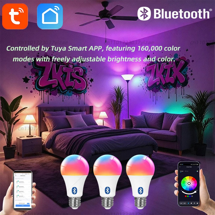 AuraGlow Smart Bulb